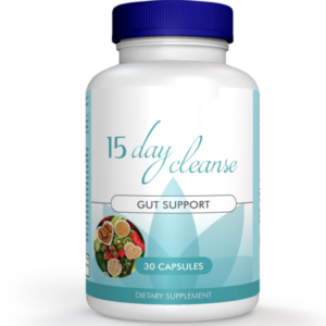 15 Day Gut Cleanse 30 Capsules-  GUT AND COLON SUPPORT /Gut Cleanse Detox with Senna, Cascara Sagrada & Psyllium Husk