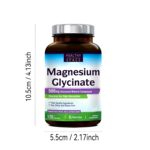 Magnesium Glycinate 85g, High Absorption Magnesium,  Supports Nerve, Muscle, Bone & Heart Health, 120 Vegetarian Capsules