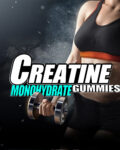 Creatine Monohydrate Gummies for Men & Women, Creatine Pre-Workout Gummies, Taurine&B6, Increase Strength, Energy & Endurance Chewable Creatine Gummy Supplements