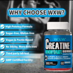 Creatine Monohydrate Gummies for Men & Women, Creatine Pre-Workout Gummies, Taurine&B6, Increase Strength, Energy & Endurance Chewable Creatine Gummy Supplements