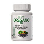 Oil of Oregano Capsules,15000mg Oil of Oregano with Black Seed Oil ,Oil of Oregano Capsules,Oregano Oil Supplement Capsules, 60Capsules Dietary Supplement