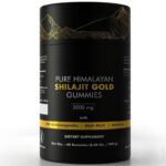 Pure Himalayan Shilajit Gummies Gold I Lab Tested I No Added Sugar I Ashwagandha, Gokshura| Fulvic Acid & 85+ Trace Minerals I for Men, Women I Non-GMO I 100% Natural & Organic I 60 Gummies